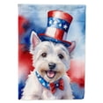 thumbnail image 1 of Westie Patriotic Garden Flag 11.25 in x 15.5 in, 1 of 5