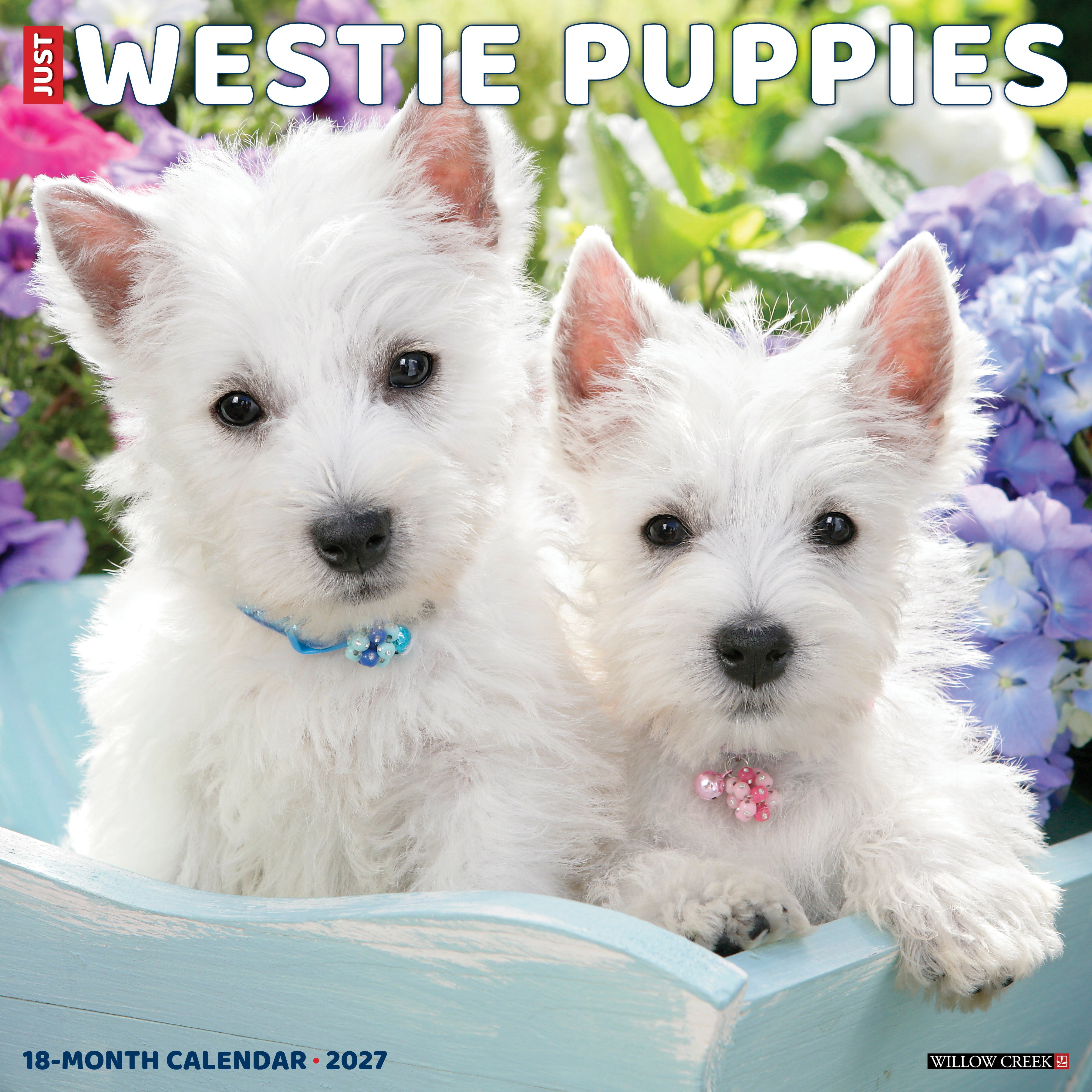 Willow Creek Press, Westie Puppies 2027 Wall Calendar