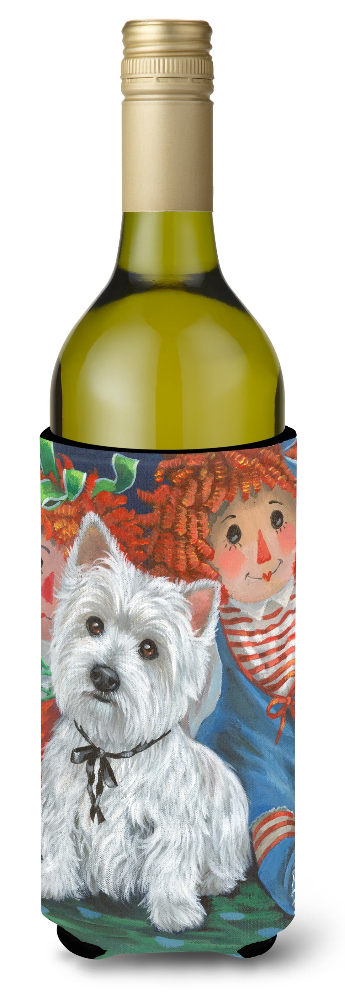 Westie Ragdoll Wine Bottle Hugger