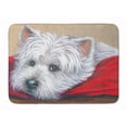 thumbnail image 1 of Westie Red Pillow Machine Washable Memory Foam Mat, 1 of 4