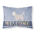 thumbnail image 1 of Westie Welcome Fabric Standard Pillowcase - Multi-Colored - Standard, 1 of 1