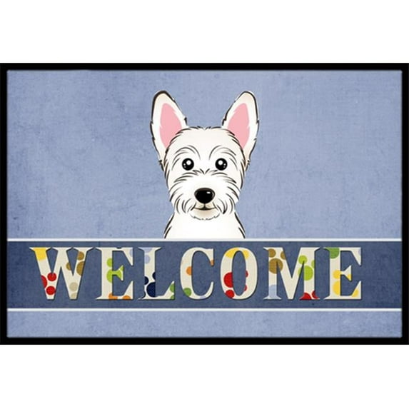 Westie Welcome Indoor & Outdoor Mat - 24 x 36 in.