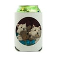 thumbnail image 1 of Westie West Highland White Terrier Dogs Teddy Bear Can Cooler - Drink Sleeve Hugger Collapsible Insulator - Beverage Insulated Holder, 1 of 4