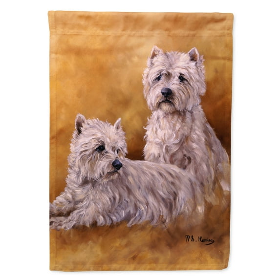 Westies by Michael Herring Garden Flag