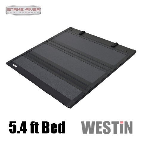 Westin 19-40285 Hard Tri Fold Tonneau Cover for 2022-2025 Toyota Tundra 5.4' Bed
