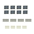 thumbnail image 1 of Westin 2006-2014 Toyota FJ Cruiser Premier Oval Nerf Step Bar Mount Kit - Black, 1 of 3