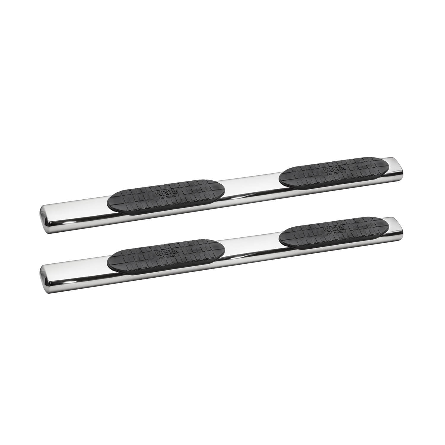 Westin 2007-2013 Chevy Silverado 1500 Crew Cab PRO TRAXX 6 Oval Nerf Step Bars - SS - 21-61950