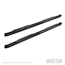 Westin 21-24135 PRO TRAXX 4" Oval Nerf Step Bars - Black Powdercoat Finish Fits select: 2021-2023 CHEVROLET SILVERADO, 2019-2023 GMC SIERRA