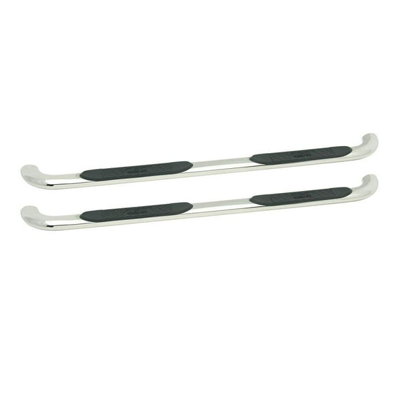 Westin 21-3560 Platinum 4" Oval Nerf Step Bars - Polished Stainless Steel Finish