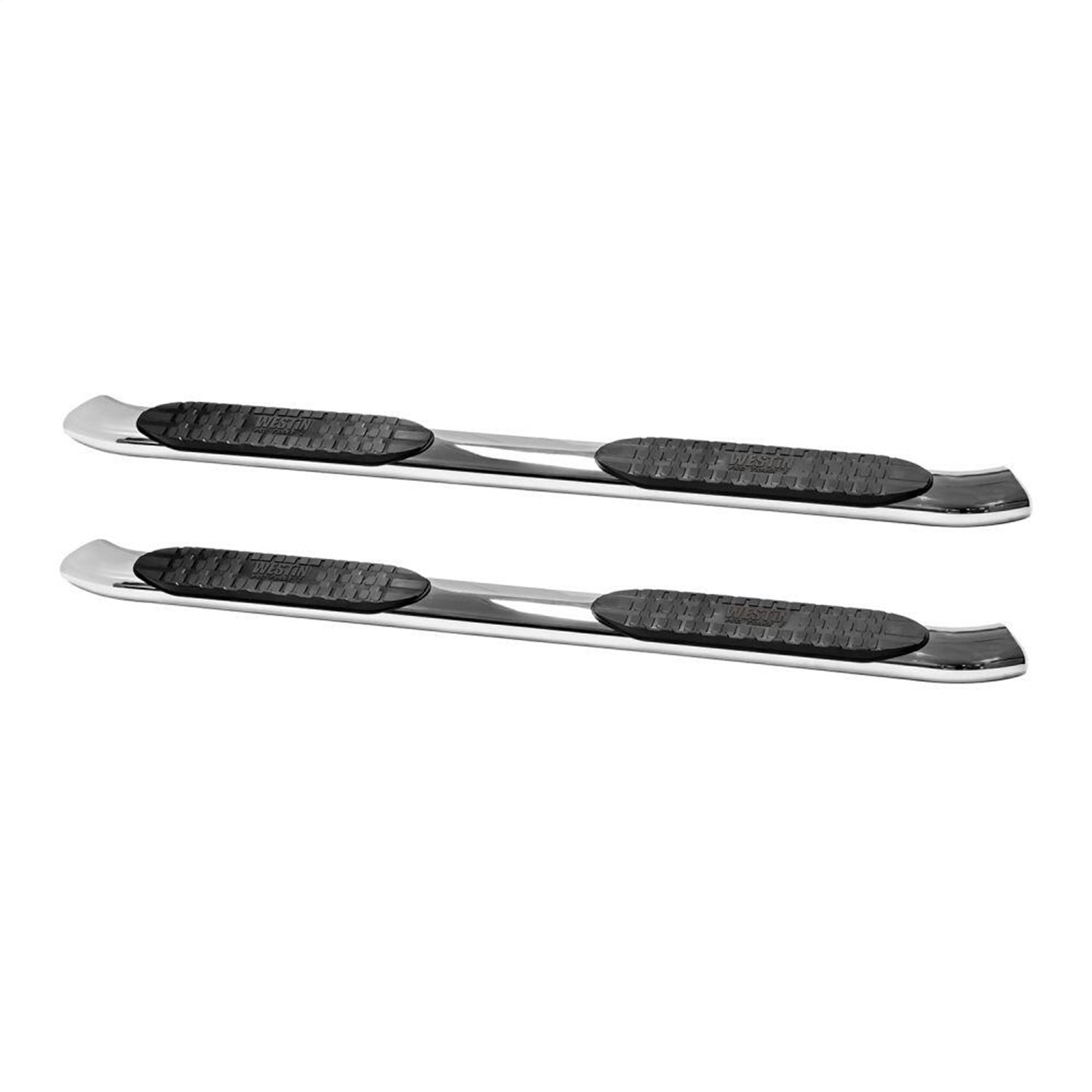 Westin Pro Traxx 5 Oval Step Bars – 5-Inch Oval Tube, Heavy-Duty Step Pads, Bolt-On Installation