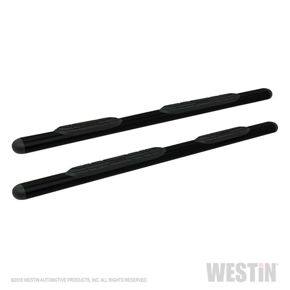 Westin 22-5035 Premier 4 Oval Nerf Step Bars - Black Powdercoat Finish Fits select: 2015,2018 CHEVROLET SILVERADO