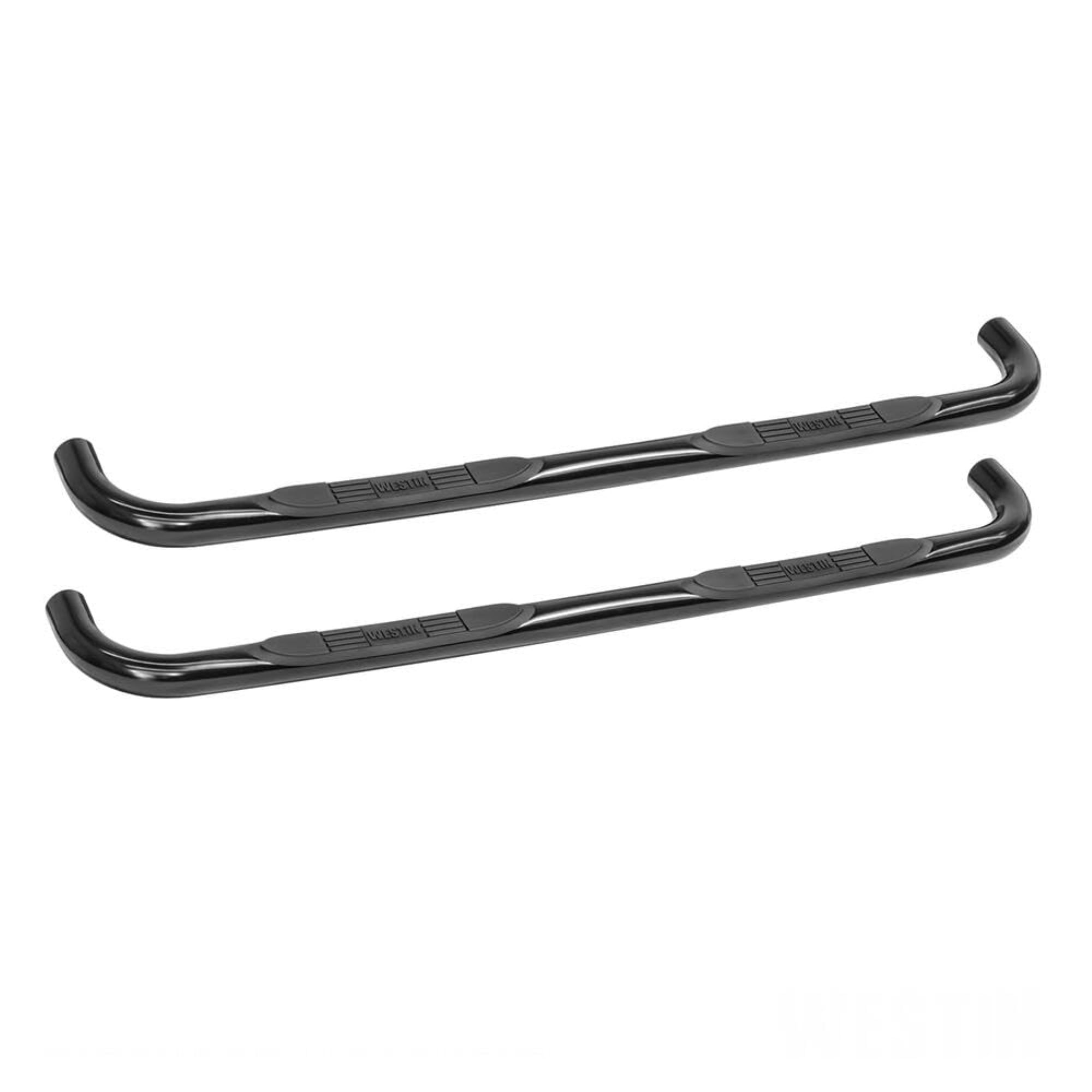 Westin 23-0535 E-Series 3" Round Nerf Step Bars - Black Powdercoat Finish Fits select: 1996 FORD F150, 1980-1996 FORD F250