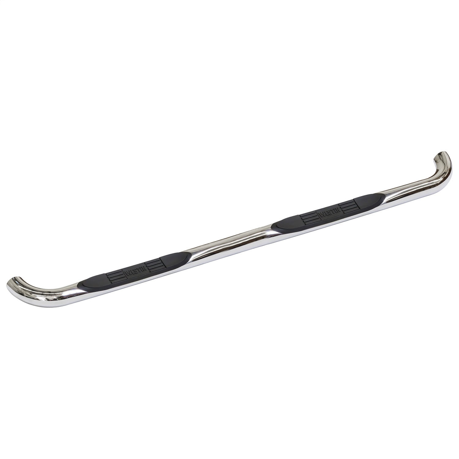 Westin E-Series 3 Round Nerf Bars Dual Step Pad 99-14 GM 1500/2500/3500 Extended Cab (Polished) Westin E-Series 3 Round Nerf Bars Dual Step Pad 99-14 GM 1500/2500/3500 Extended Cab (Polished)