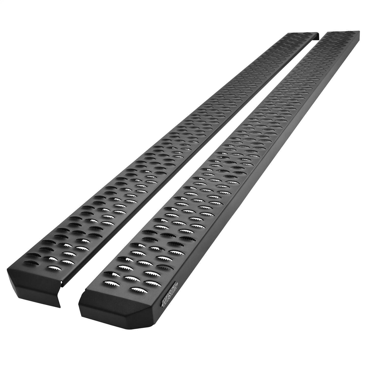 Westin 2774755 Textured Black Grate Steps Running Boards Textured
