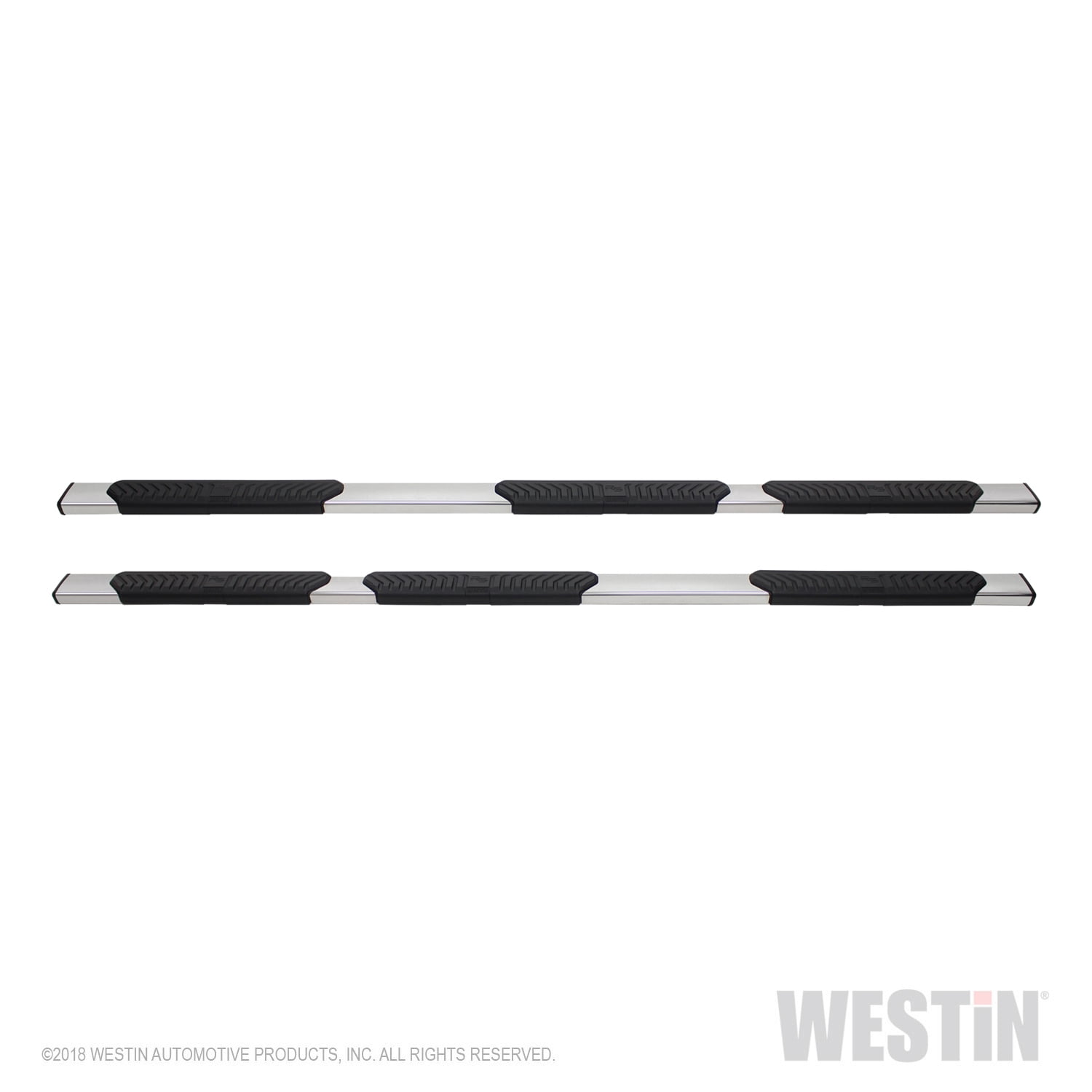 WESTIN Polished Stainless Steel Nerf Step Bar - 5" Wide Wheel-to-Wheel Side Steps For Trucks/SUVs - View #10
