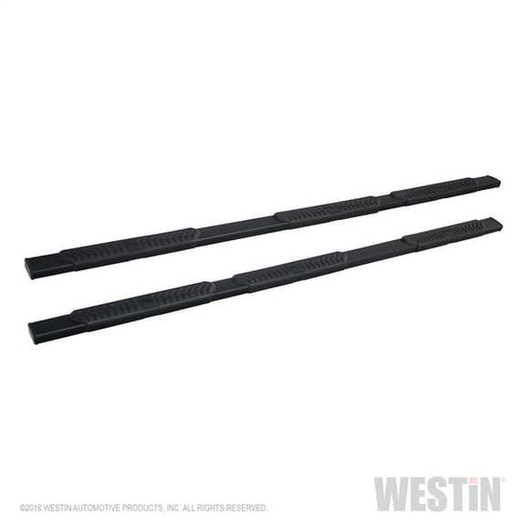 Westin 28-534585 R5 Modular Wheel-To-Wheel Nerf Step Bar; 5 In. Black; Incl. Hardware; No Drilling Required; Fits select: 2007-2019 CHEVROLET SILVERADO, 2007-2010 GMC SIERRA