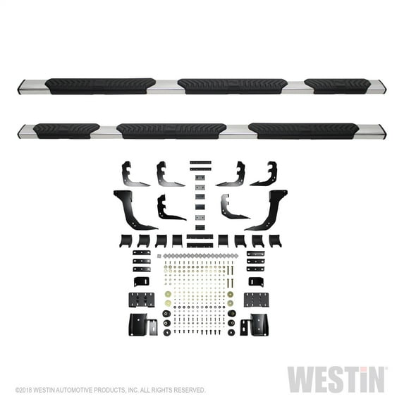 Westin 28-534700 R5 Modular Wheel-to-Wheel Nerf Step Bar Fits 19 1500 Fits select: 2019-2023 RAM 1500 BIG HORN/LONE STAR