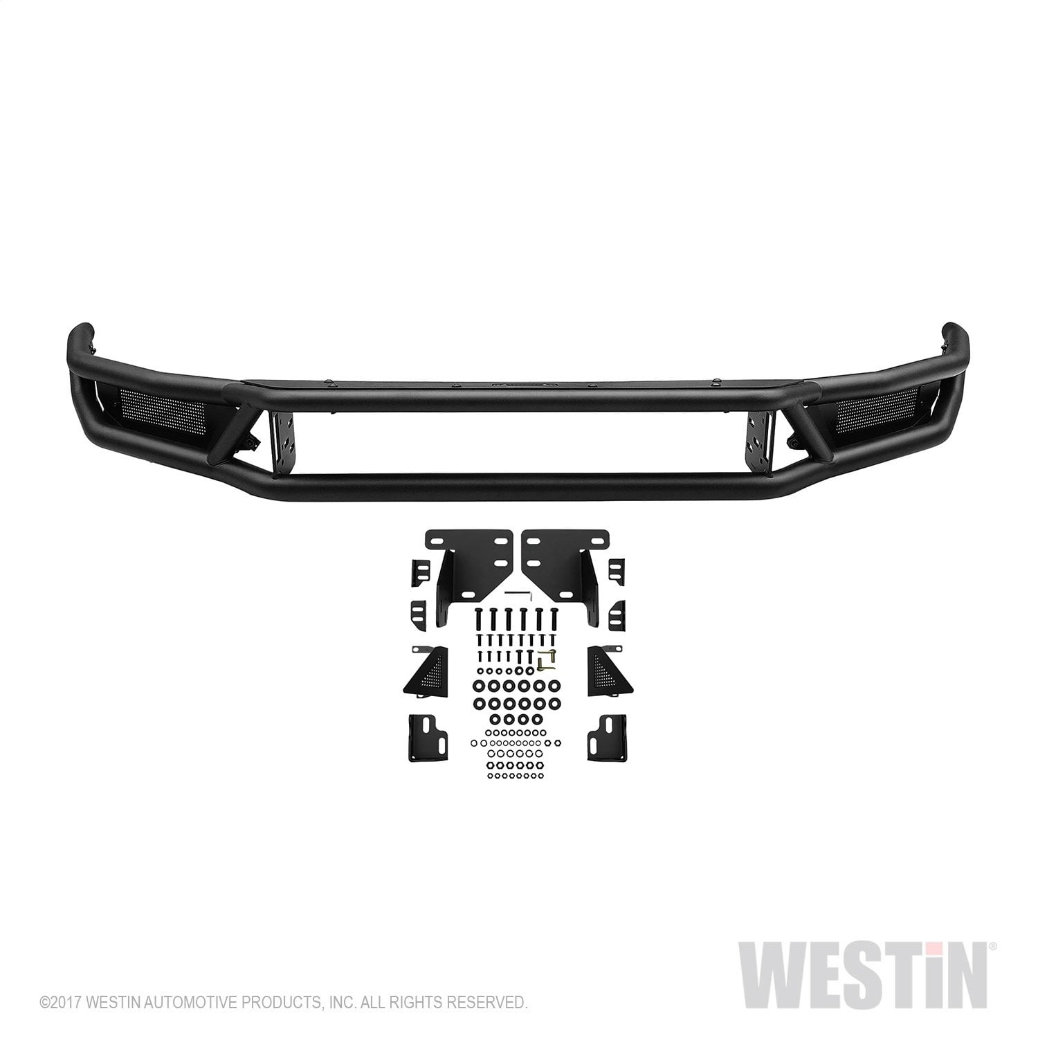 Westin 58-61005 Outlaw Front Bumper - Textured Black Finish Fits select