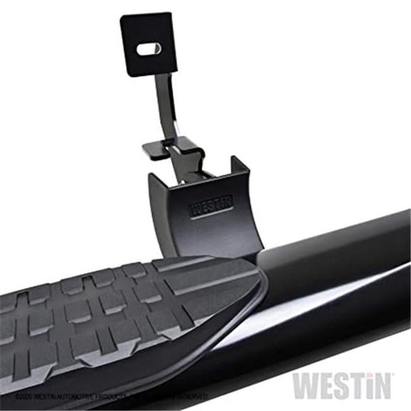 Westin Automotive 5 in. Pro Traxx Wheel-to-Wheel Oval Tube Step Bars for 2020 Chevy Silverado 2500, Black