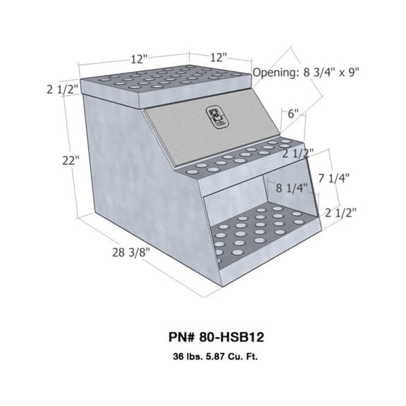 Westin Brute HD Class Step Tool Box