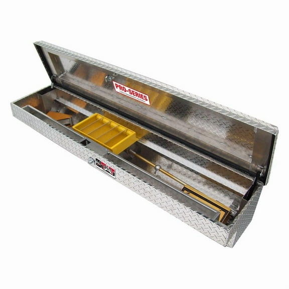 Westin Brute Pro Series LoSider Side Rail Tool Box, 47 Inch (Polished)