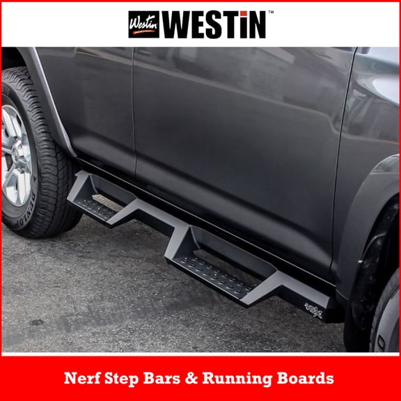 Westin HDX Drop Nerf Step Bars for 2005-2021 Toyota Tacoma Double Cab (Crew)