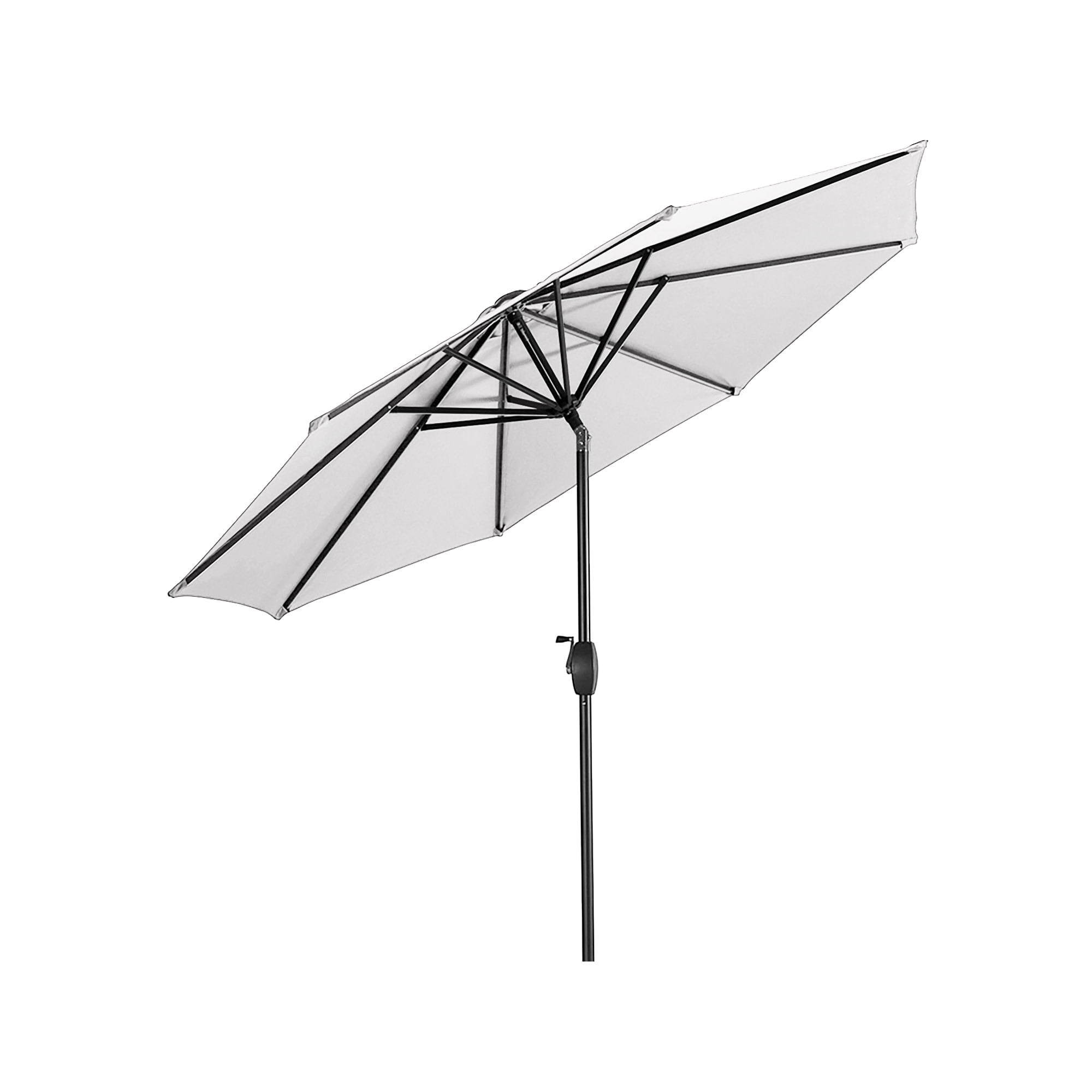 Westin Outdoor 9 Ft Patio Market Umbrella with Tilt & Crank, White
