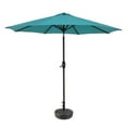 thumbnail image 1 of Westin Outdoor 9 Ft Patio Umbrellas with Bronze Plastic Base Included, Turquoise, 1 of 6