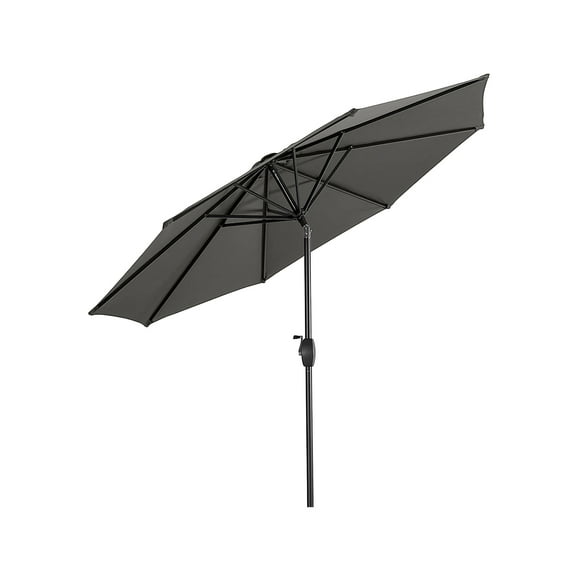 Westin Outdoor 91 Inches Gray Solid Print Octagon Patio Umbrella, Water Resistant