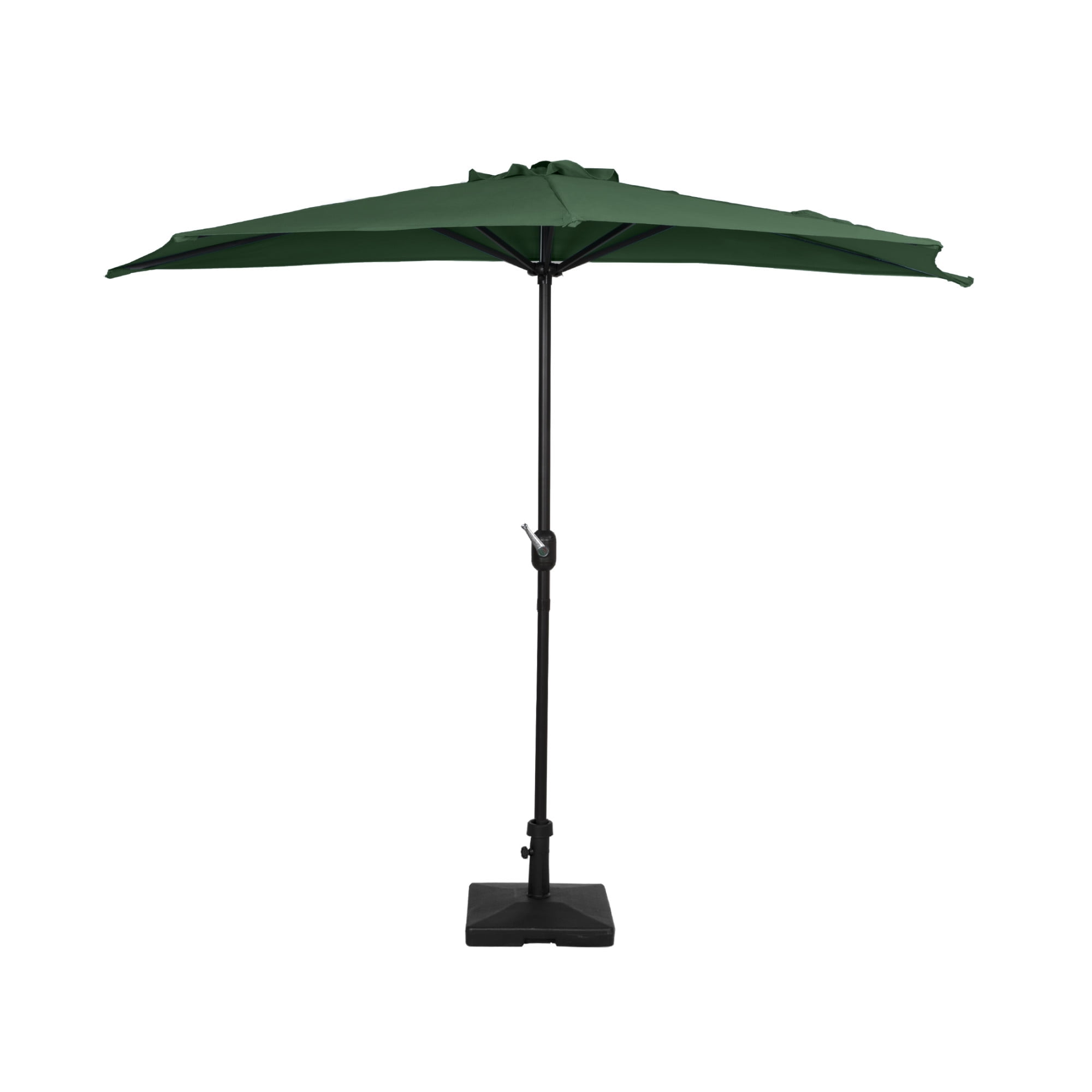 Westin Outdoor 92" Dark Green Solid Square Market Patio Umbrella, UV Resistant