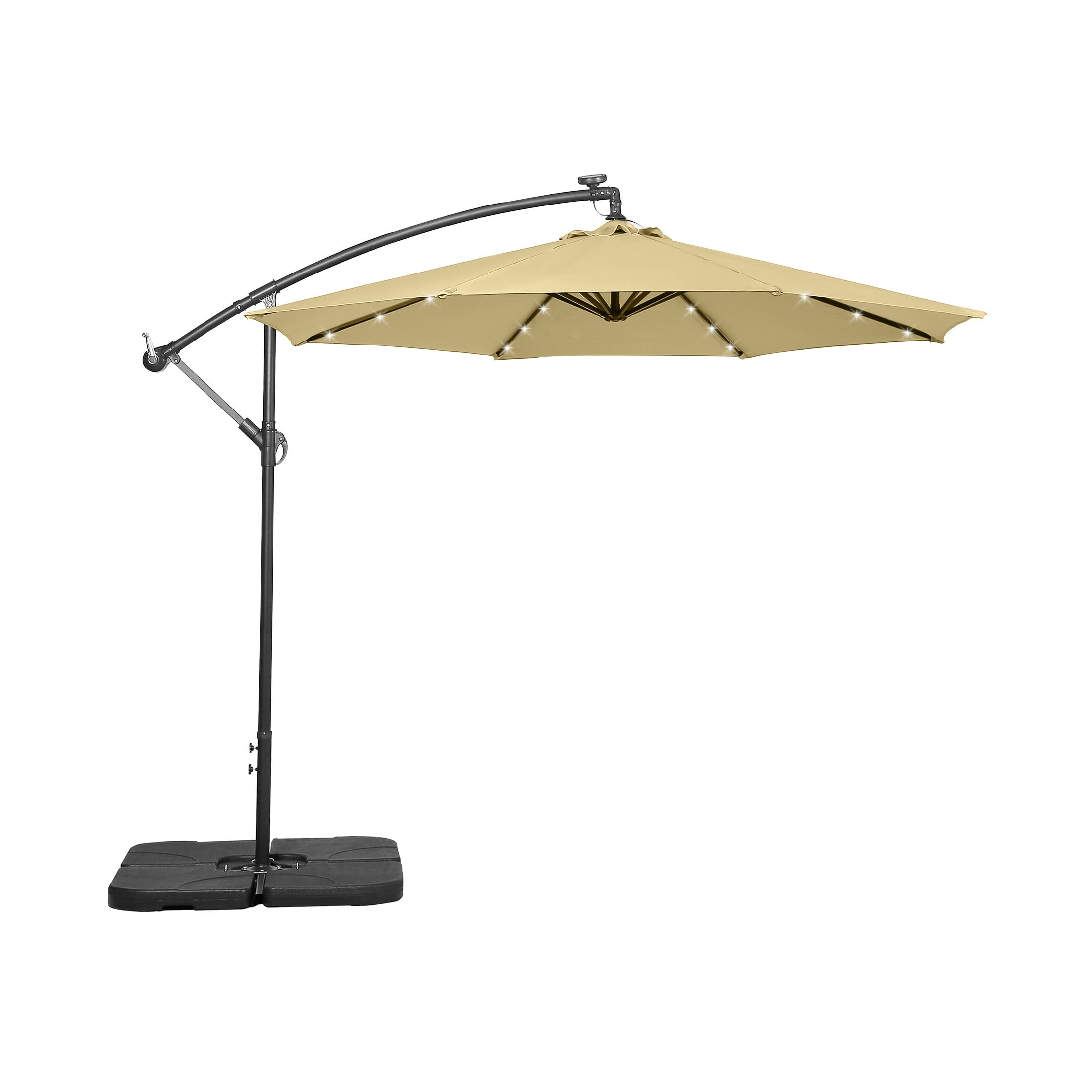 Westin Outdoor 94" Beige Solid Print Octagon Offset and Cantilever Patio Umbrellas