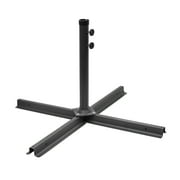 Westin Outdoor Heavy Duty Patio Umbrella Cross Brace Stand, Black