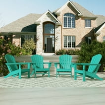 Westin Outdoor Patio Adirondack Chair (Set of 4), Turquoise
