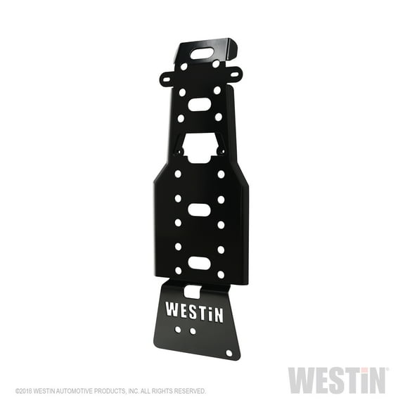 Westin/Snyper 07-11 Jeep Wrangler Transmission Pan Skid Plate - Textured Black - 42-21125