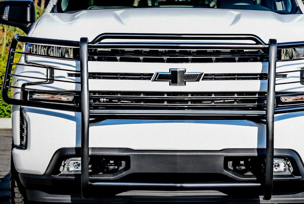 Westin Sportsman 1-Piece Grille Guard (Black) - Walmart.com