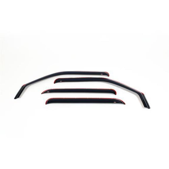 Westin Wade In-Channel Wind Deflectors (Smoke) Fits select: 2015-2016 JEEP WRANGLER UNLIMITED SPORT, 2012-2014 JEEP WRANGLER SPORT