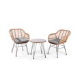 thumbnail image 1 of WestinTrends 3-Piece Outdoor Patio Conversation Seating Set, Gray, 1 of 11