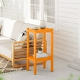 thumbnail image 1 of WestinTrends 36" Outdoor Adirondack HDPE 2-Tier Patio Side Table, Orange, 1 of 13