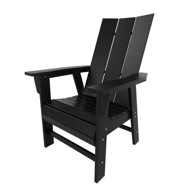 WestinTrends Ashore Adirondack Dining Chairs, All Weather Poly Lumber