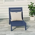 thumbnail image 1 of WestinTrends Avalon Outdoor HDPE Deep Seating Modular Armless Patio Chair, Navy Blue, 1 of 9