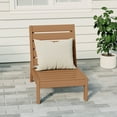 thumbnail image 1 of WestinTrends Avalon Outdoor HDPE Deep Seating Modular Armless Patio Chair, Teak, 1 of 9