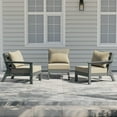 thumbnail image 1 of WestinTrends Avalon Outdoor Patio HDPE Sectional Sofa with Patio Cushions, Gray/Beige, 1 of 5
