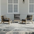thumbnail image 1 of WestinTrends Avalon Outdoor Patio HDPE Sectional Sofa with Patio Cushions, Weathered Wood/Gray, 1 of 5