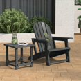 thumbnail image 1 of WestinTrends Azura 2-Piece HDPE Plastic Adirondack Patio Chair With 18" Side Table Set, Gray, 1 of 16