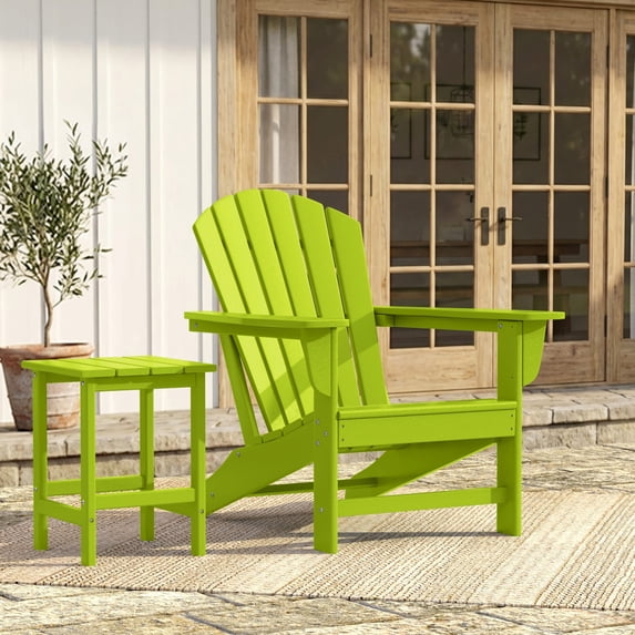 WestinTrends Dylan Outdoor Adirondack Chair, Lime