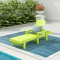 thumbnail image 1 of WestinTrends Dylan Adirondack Poly Reclining Chaise Lounge With Arms, Lime, 1 of 1
