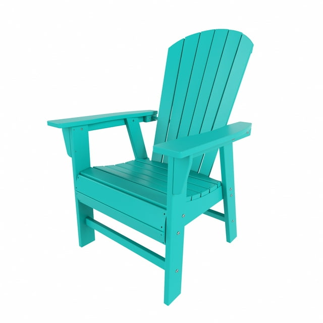 WestinTrends Dylan Outdoor Dining Chair, All Weather Poly Lumber Adirondack Patio Chairs