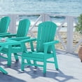 thumbnail image 1 of WestinTrends Dylan Outdoor Dining Chair – All-Weather Poly Lumber Adirondack Patio Chair, High Back, 330 lb Capacity, Turquoise, 1 of 14