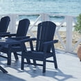 thumbnail image 1 of WestinTrends Dylan Outdoor Dining Chair – All-Weather Poly Lumber Adirondack Patio Chair, High Back, 330 lb Capacity, Navy Blue, 1 of 14