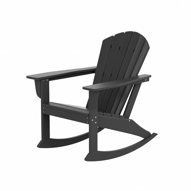 WestinTrends Dylan Outdoor Rocking Chair, All Weather Poly Lumber